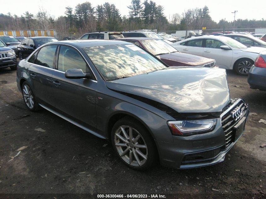 2014 AUDI A4 PREMIUM PLUS - WAUFFAFL0EN025343