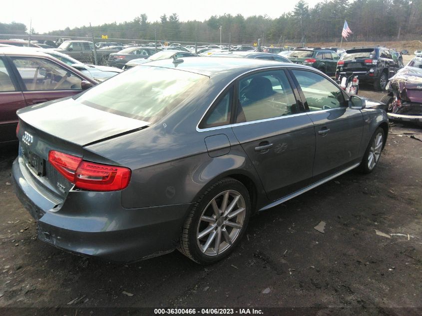 2014 AUDI A4 PREMIUM PLUS - WAUFFAFL0EN025343
