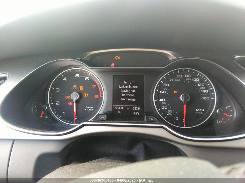 2014 AUDI A4 PREMIUM PLUS - WAUFFAFL0EN025343