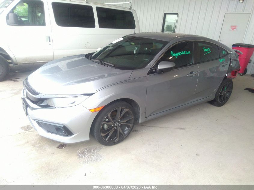2019 HONDA CIVIC SEDAN SPORT - 19XFC2F83KE040447