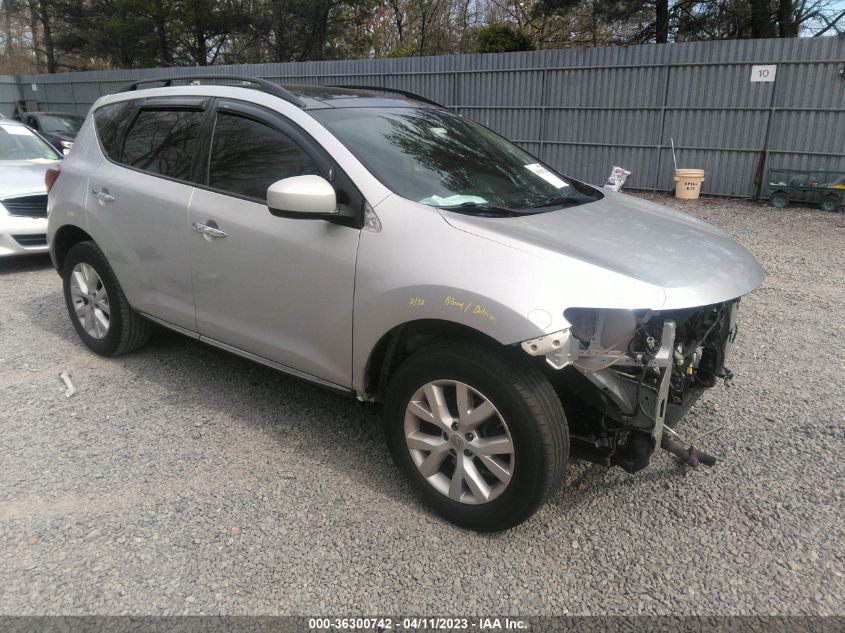 2014 NISSAN MURANO SL - JN8AZ1MW4EW502078