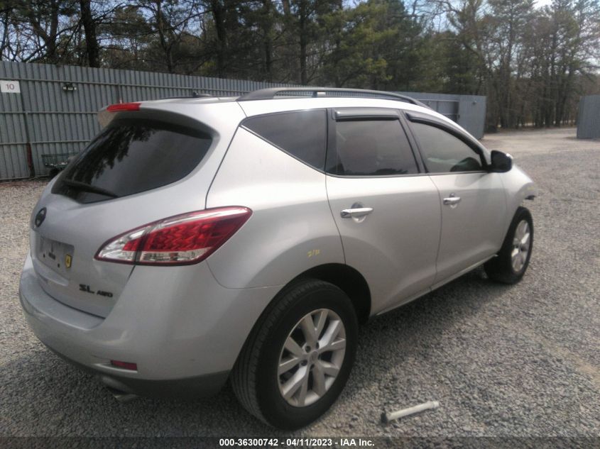 2014 NISSAN MURANO SL - JN8AZ1MW4EW502078