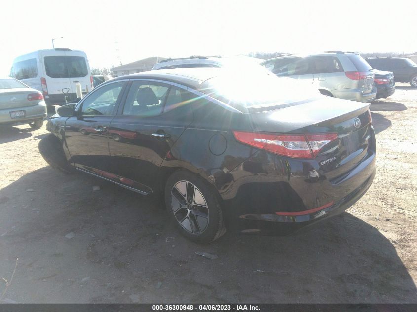 2013 KIA OPTIMA HYBRID EX - KNAGM4AD4D5047677