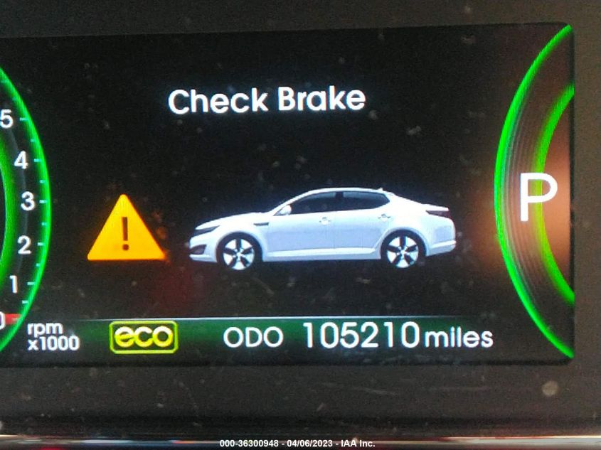 2013 KIA OPTIMA HYBRID EX - KNAGM4AD4D5047677