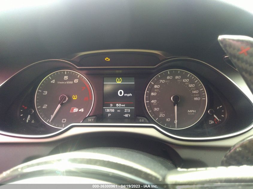 2013 AUDI S4 PREMIUM PLUS - WAUBGAFL9DA159771
