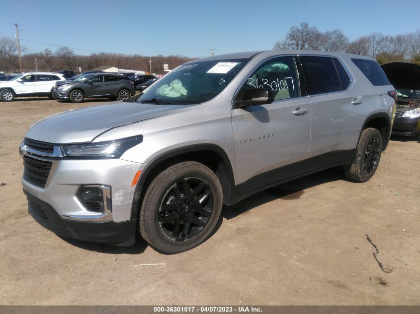 2022 CHEVROLET TRAVERSE LS - 1GNERFKW7NJ119415