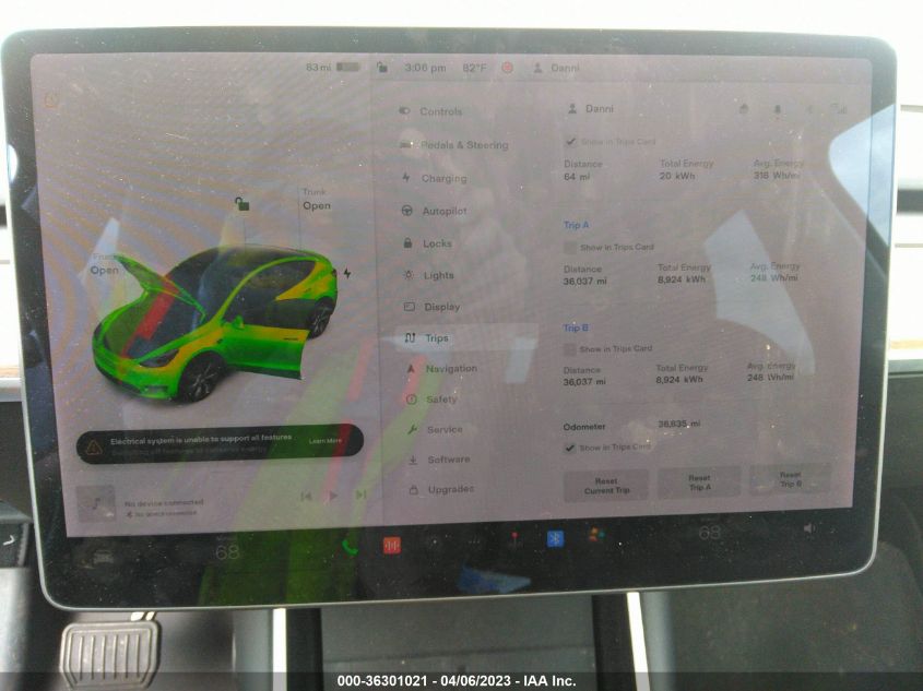 2020 TESLA MODEL Y LONG RANGE - 5YJYGDEE8LF032159
