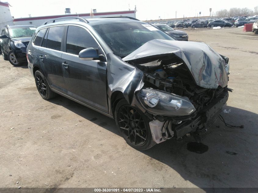 2014 VOLKSWAGEN JETTA SPORTWAGEN TDI W/SUNROOF - 3VWPL7AJ6EM607804