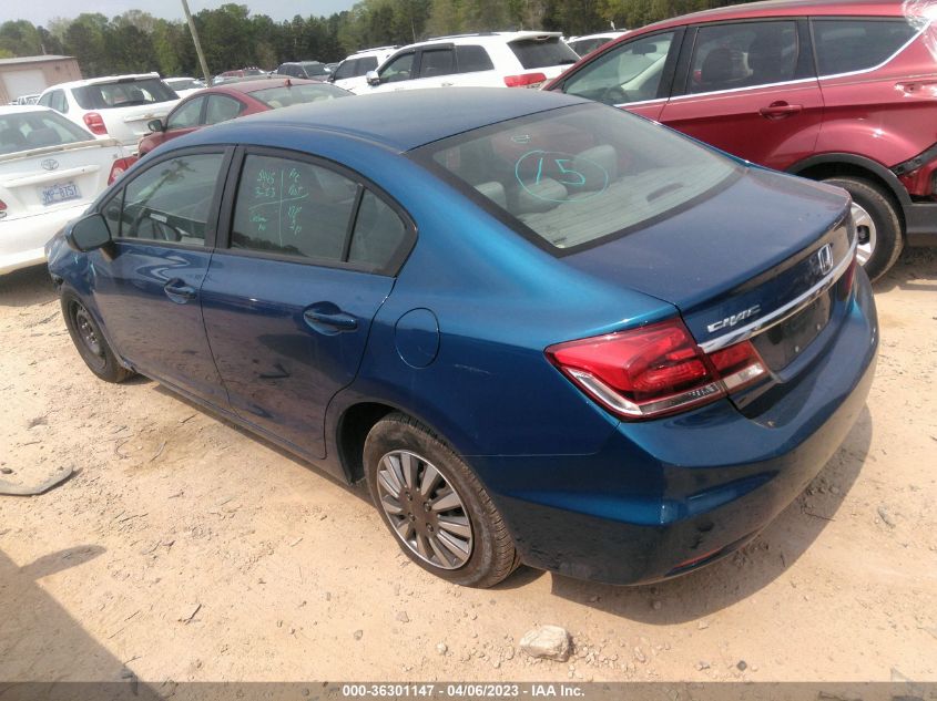 2015 HONDA CIVIC SEDAN LX - 19XFB2F51FE206138