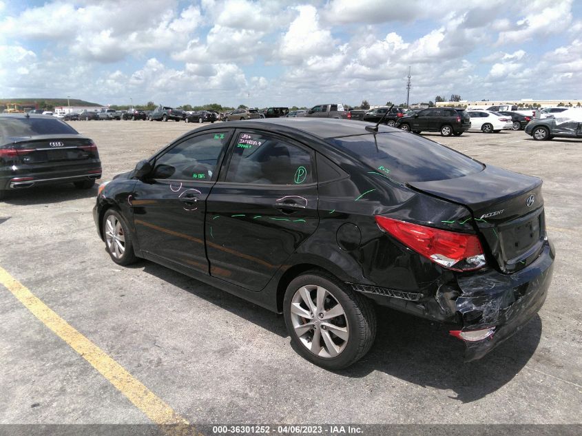 2014 HYUNDAI ACCENT GLS - KMHCU4AE5EU595510