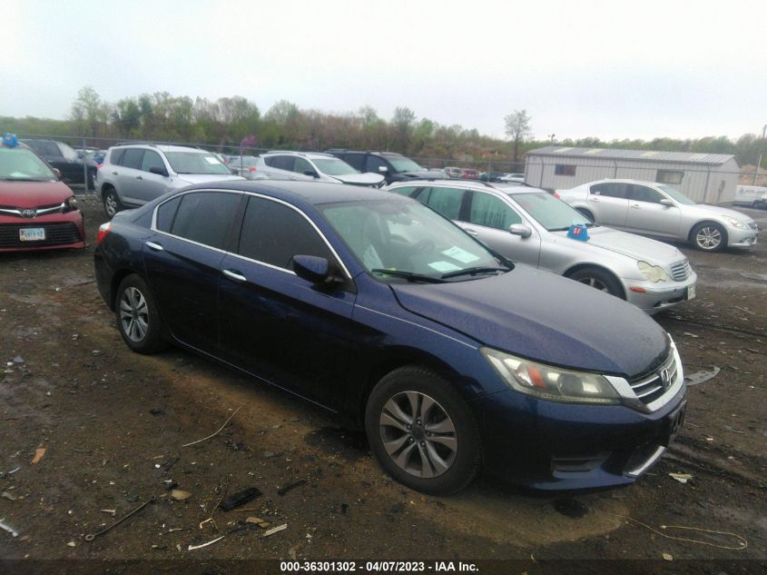 2014 HONDA ACCORD SEDAN LX - 1HGCR2F34EA049026