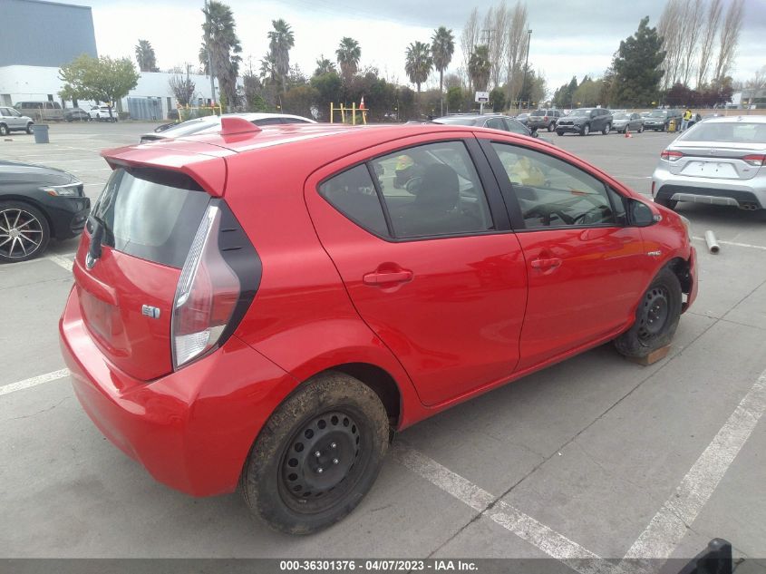2015 TOYOTA PRIUS C ONE/TWO/THREE/FOUR - JTDKDTB3XF1103595
