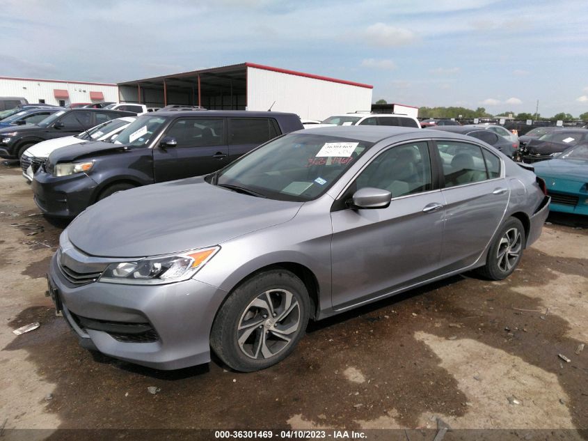 2016 HONDA ACCORD SEDAN LX - 1HGCR2F38GA118464