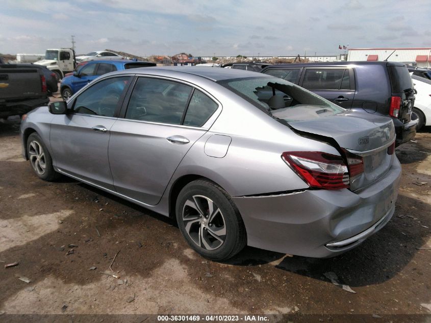2016 HONDA ACCORD SEDAN LX - 1HGCR2F38GA118464