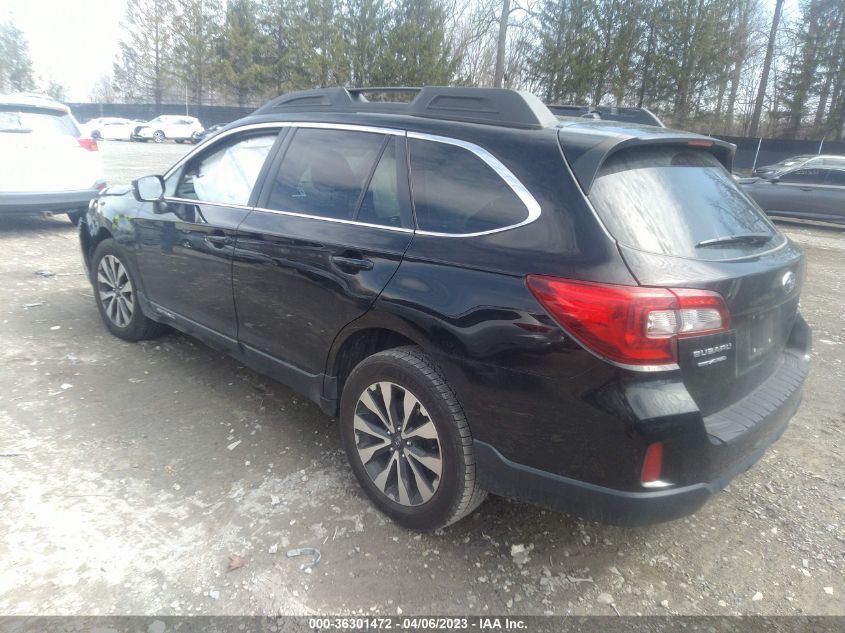 2015 SUBARU OUTBACK 3.6R LIMITED - 4S4BSELC3F3362199