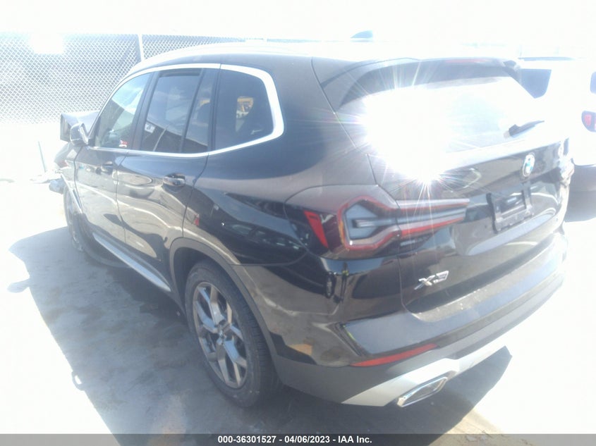 VIN 5UX43DP03N9M82647 2022 BMW X3 SDRIVE30I