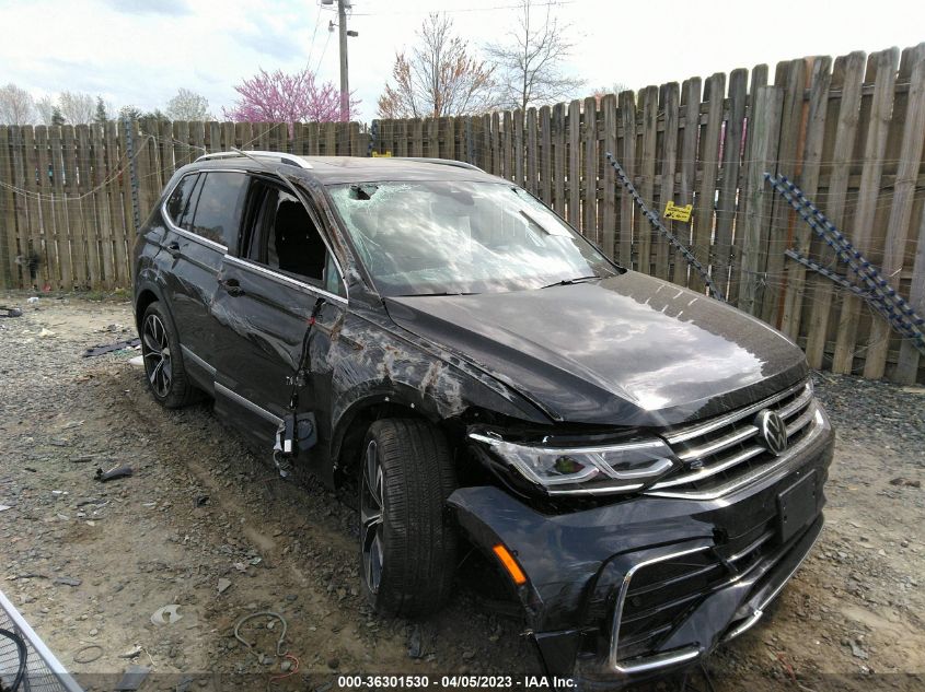 2022 VOLKSWAGEN TIGUAN SEL R-LINE - 3VV4B7AX4NM159061