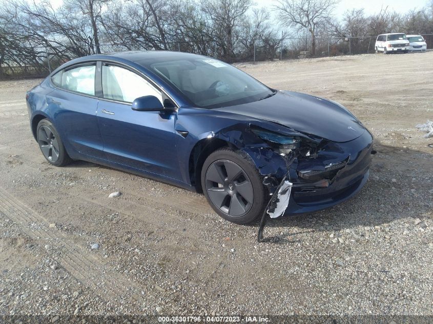 2022 TESLA MODEL 3 LONG RANGE - 5YJ3E1EB5NF243049