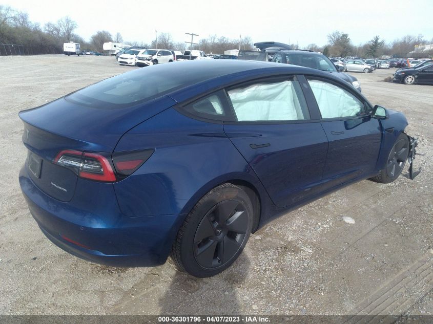 2022 TESLA MODEL 3 LONG RANGE - 5YJ3E1EB5NF243049