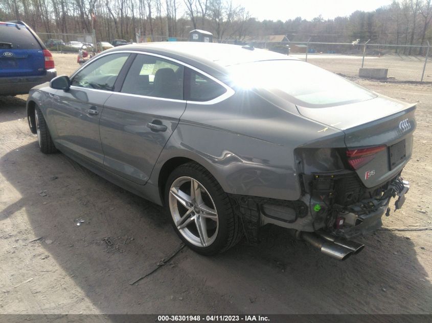 2019 AUDI S5 SPORTBACK PREMIUM PLUS WAUB4DF51KA028343