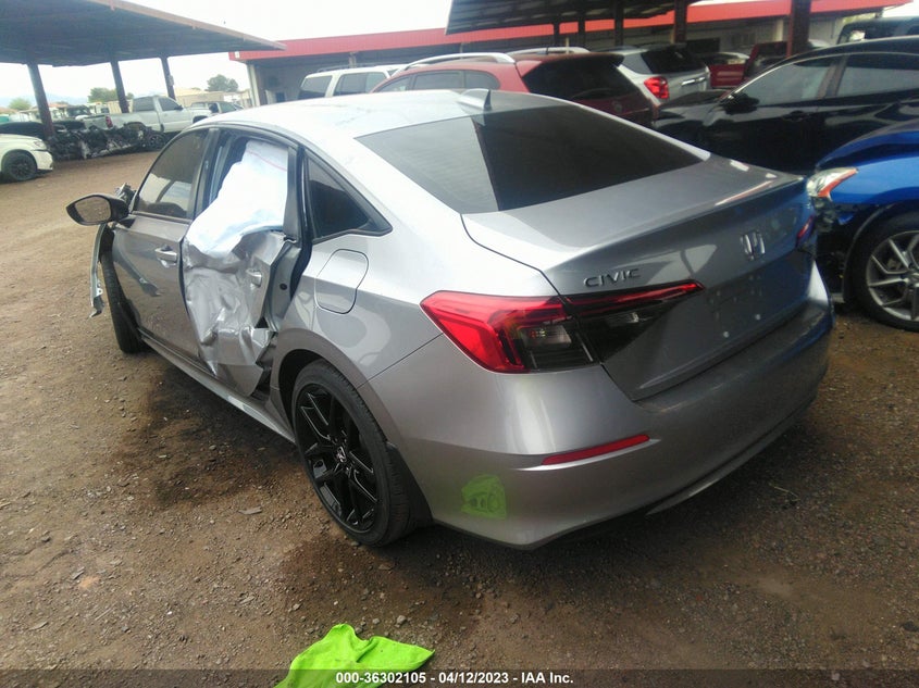 VIN 2HGFE2F52PH500517 2023 HONDA CIVIC SEDAN SPORT