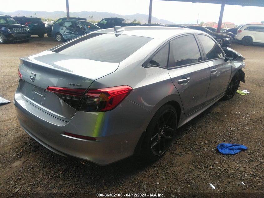 VIN 2HGFE2F52PH500517 2023 HONDA CIVIC SEDAN SPORT