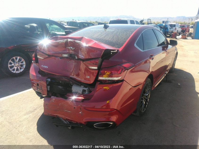 2019 GENESIS G80 3.8L KMTFN4JE3KU328166