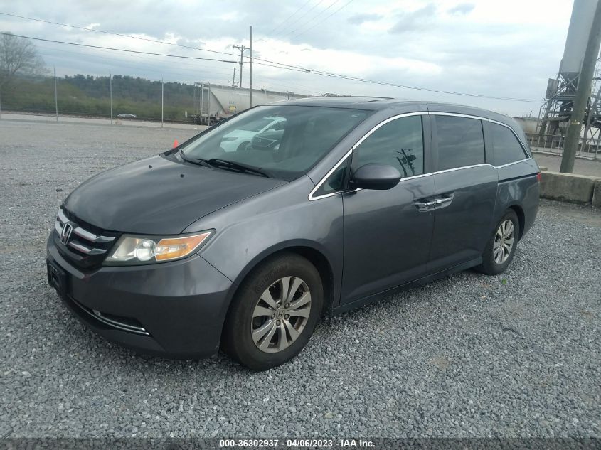 2014 HONDA ODYSSEY EX-L - 5FNRL5H64EB058321