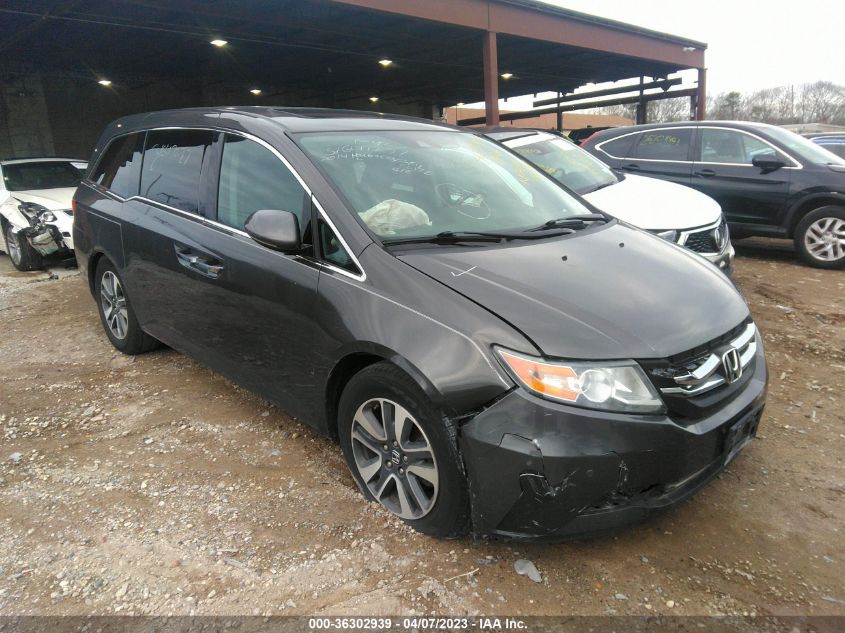 2014 HONDA ODYSSEY TOURING ELITE - 5FNRL5H90EB113163
