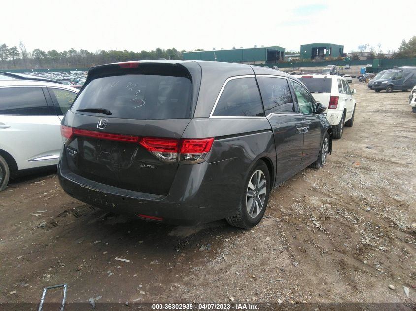 2014 HONDA ODYSSEY TOURING ELITE - 5FNRL5H90EB113163