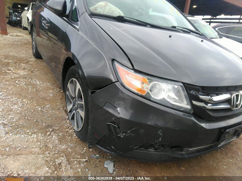 2014 HONDA ODYSSEY TOURING ELITE - 5FNRL5H90EB113163