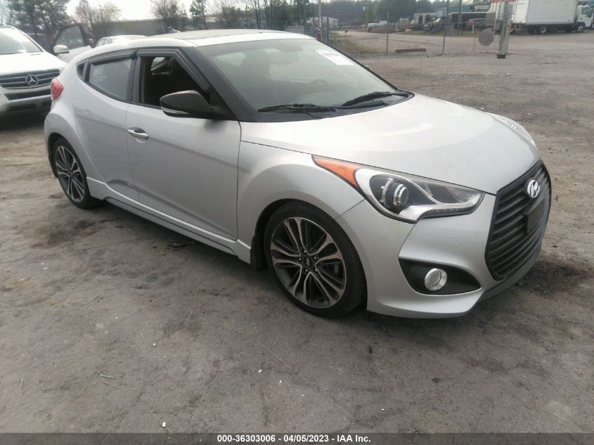 2016 HYUNDAI VELOSTER TURBO - KMHTC6AE4GU300690