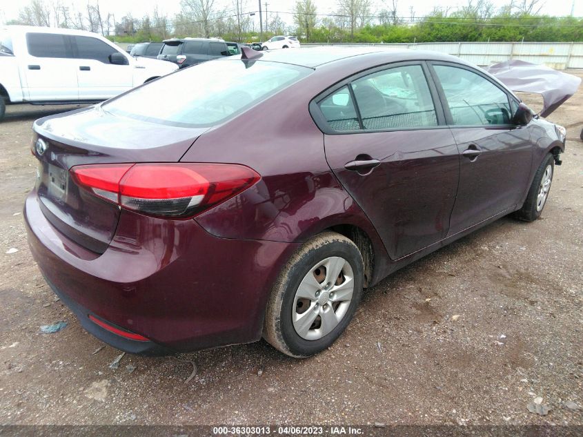 2017 KIA FORTE LX - 3KPFK4A73HE123656