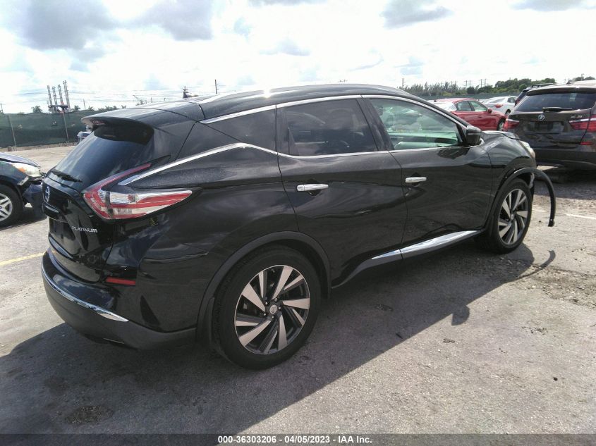 2015 NISSAN MURANO PLATINUM - 5N1AZ2MG2FN288091