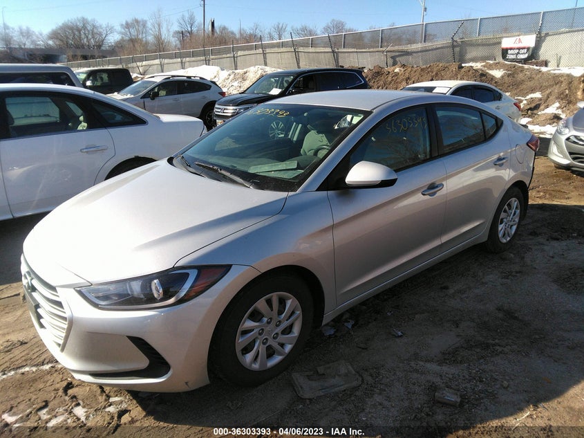 VIN 5NPD74LF0HH083206 2017 HYUNDAI ELANTRA SE