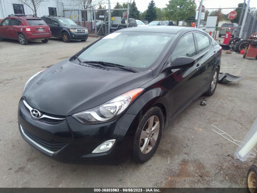 2013 HYUNDAI ELANTRA GLS - KMHDH4AE5DU814215