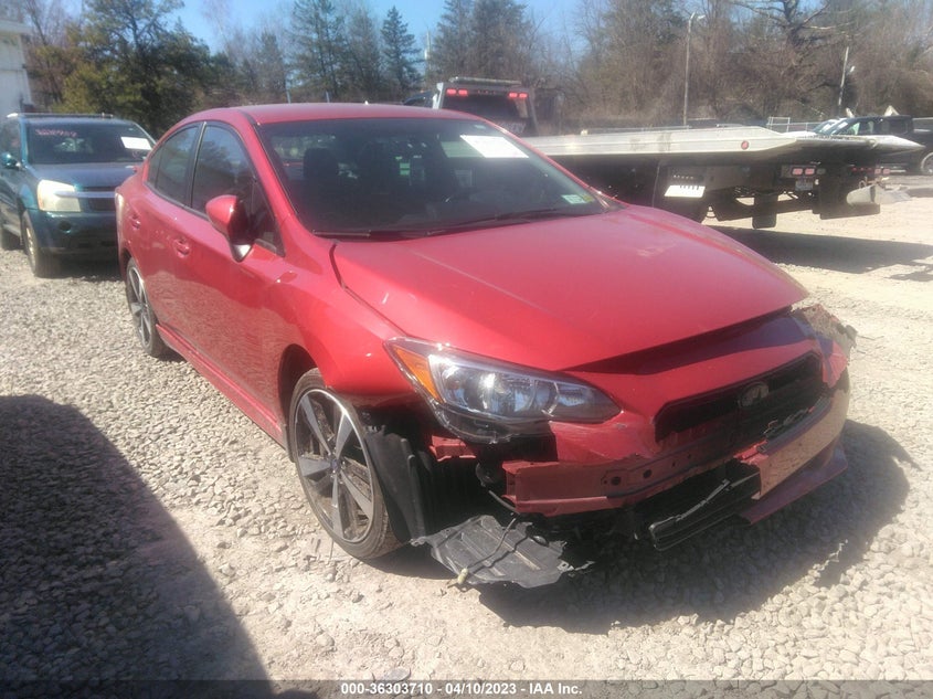 VIN 4S3GKAJ61K3612405 2019 SUBARU IMPREZA SPORT