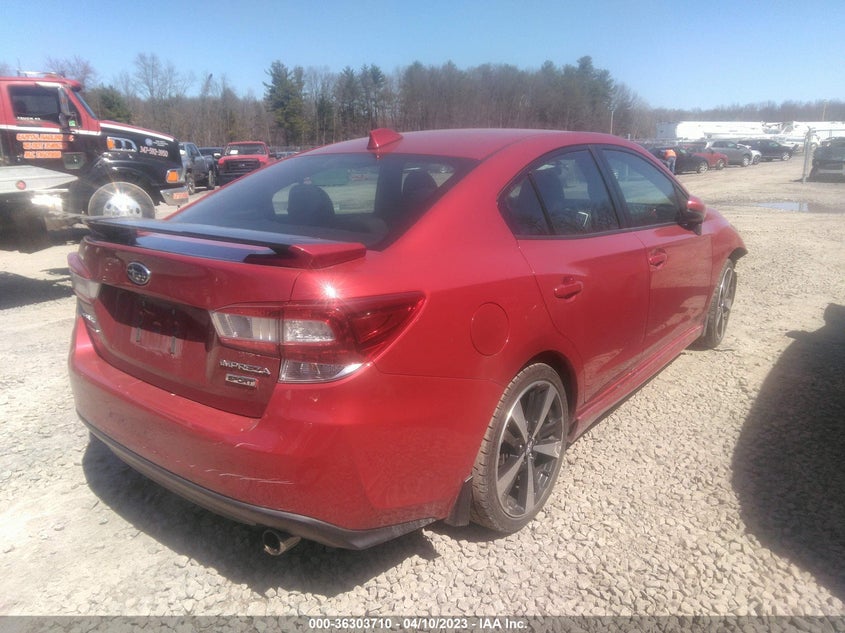VIN 4S3GKAJ61K3612405 2019 SUBARU IMPREZA SPORT