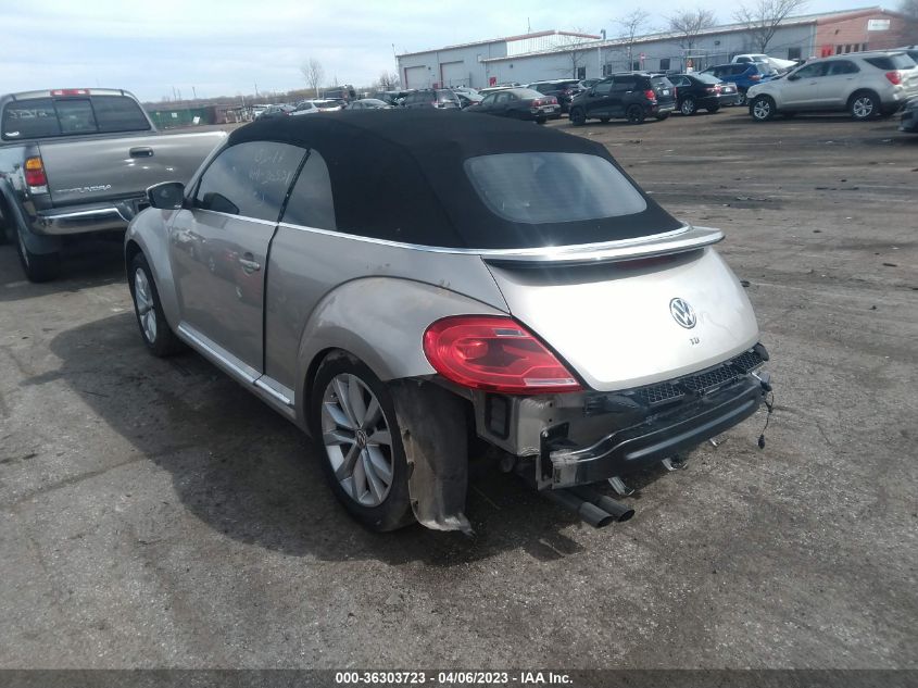 2013 VOLKSWAGEN BEETLE CONVERTIBLE 2.0L TDI 3VW5L7AT6DM830531