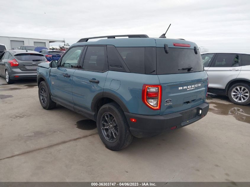 2021 FORD BRONCO SPORT BIG BEND - 3FMCR9B6XMRA77310