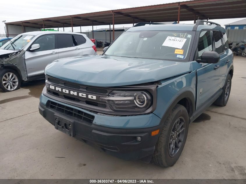 2021 FORD BRONCO SPORT BIG BEND - 3FMCR9B6XMRA77310