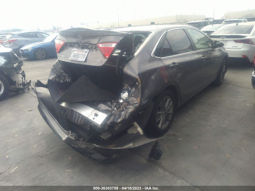 2017 TOYOTA CAMRY XLE/SE/LE/XSE - 4T1BF1FK2HU363616