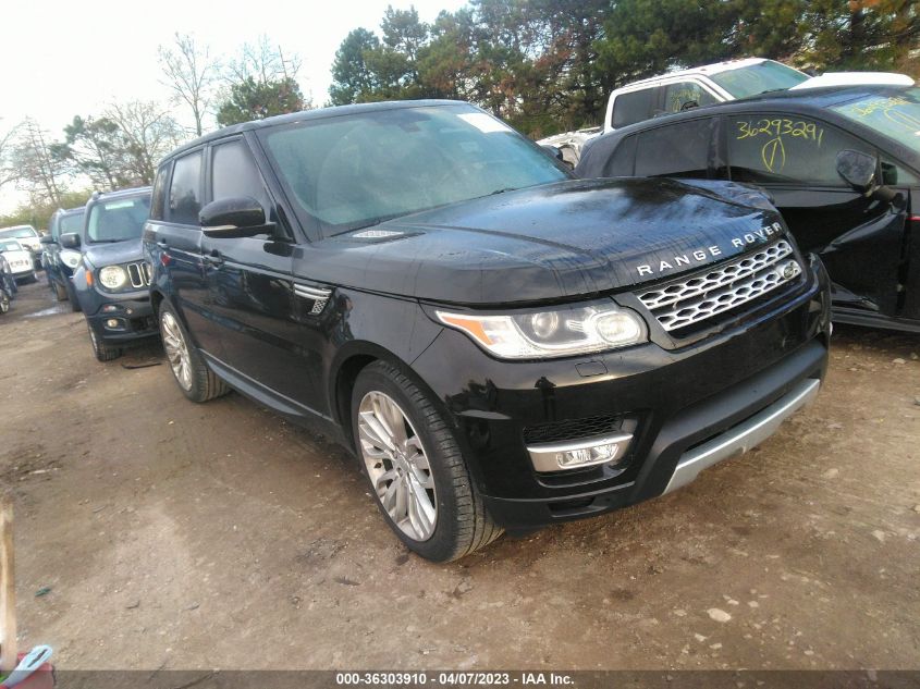 2015 LAND ROVER RANGE ROVER SPORT HSE - SALWR2VFXFA625459