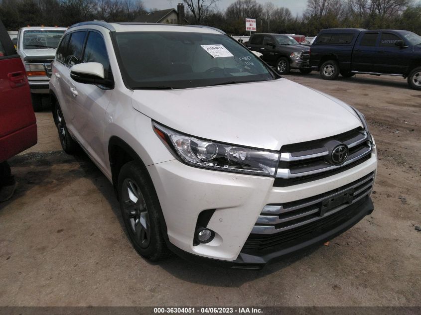 2018 TOYOTA HIGHLANDER LIMITED - 5TDDZRFH7JS848304