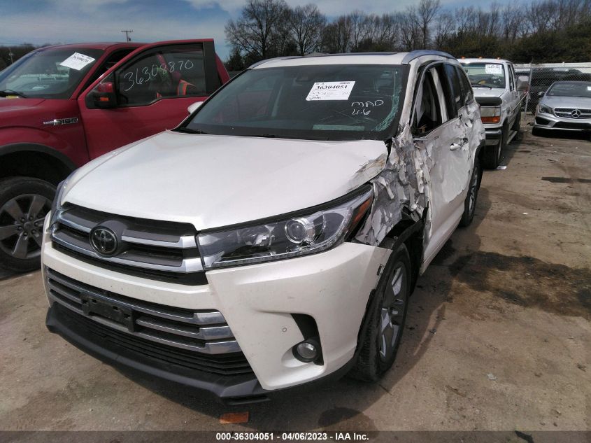 2018 TOYOTA HIGHLANDER LIMITED - 5TDDZRFH7JS848304