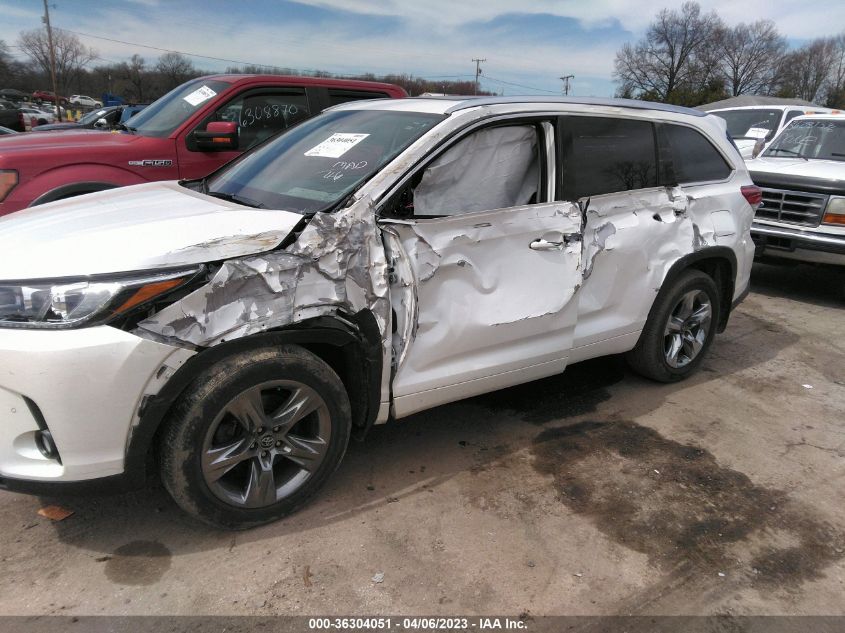 2018 TOYOTA HIGHLANDER LIMITED - 5TDDZRFH7JS848304