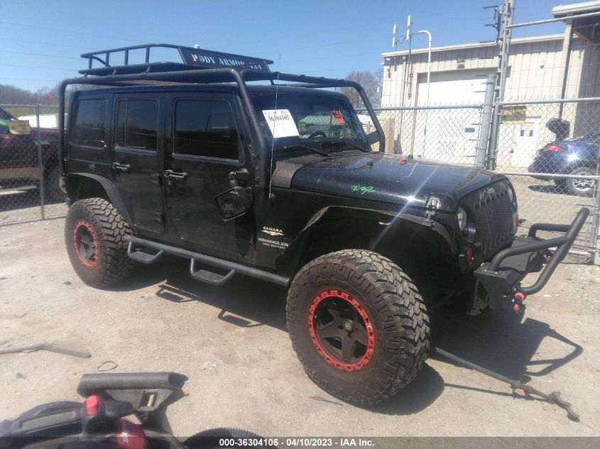 2013 JEEP WRANGLER UNLIMITED SAHARA - 1C4BJWEG4DL583935