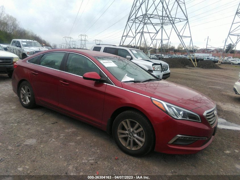 2015 HYUNDAI SONATA 2.4L SE - 5NPE24AF0FH230806