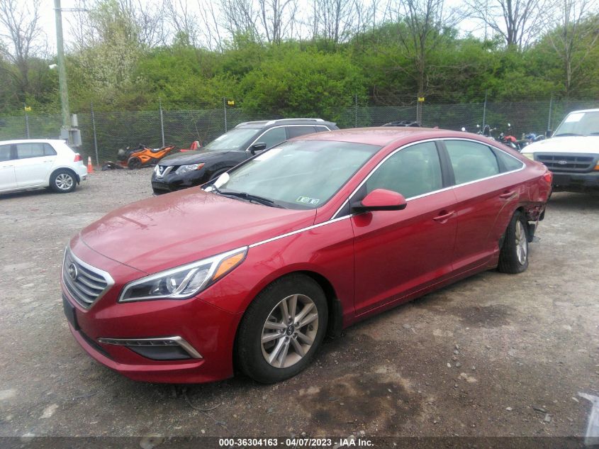 2015 HYUNDAI SONATA 2.4L SE - 5NPE24AF0FH230806