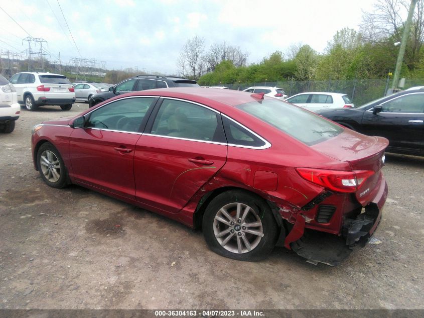 2015 HYUNDAI SONATA 2.4L SE - 5NPE24AF0FH230806